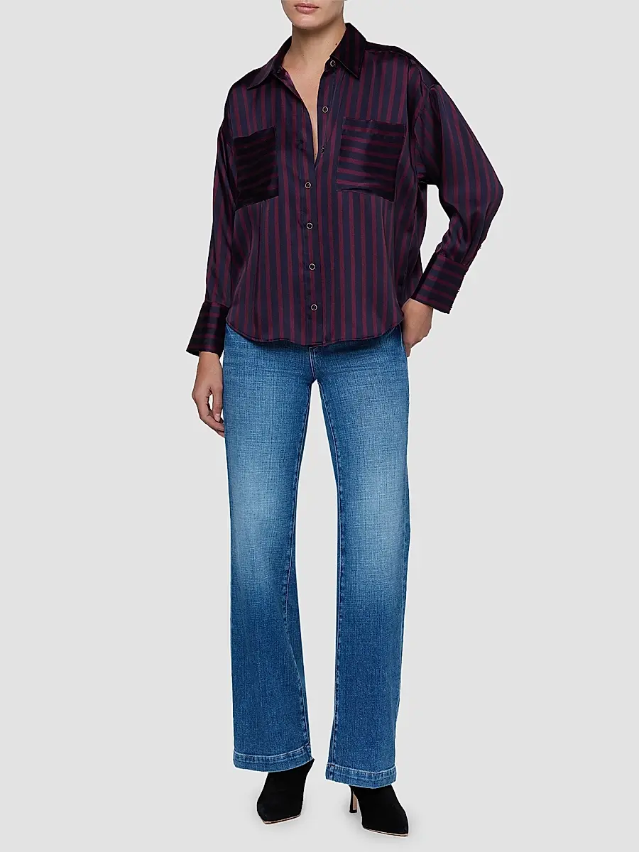 L'Agence Women's Eliora Relaxed Blouse | Thumbnail 2 L'Agence Women's Eliora Relaxed Blouse | Thumbnail 2
