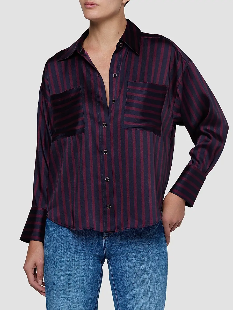 L'Agence Women's Eliora Relaxed Blouse | Thumbnail 4 L'Agence Women's Eliora Relaxed Blouse | Thumbnail 4