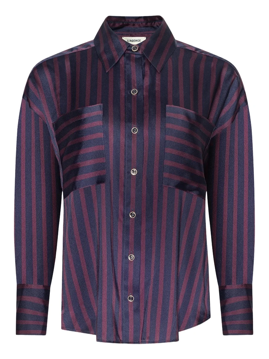 Women's Eliora Striped Relaxed-Fit Blouse Women's Eliora Striped Relaxed-Fit Blouse