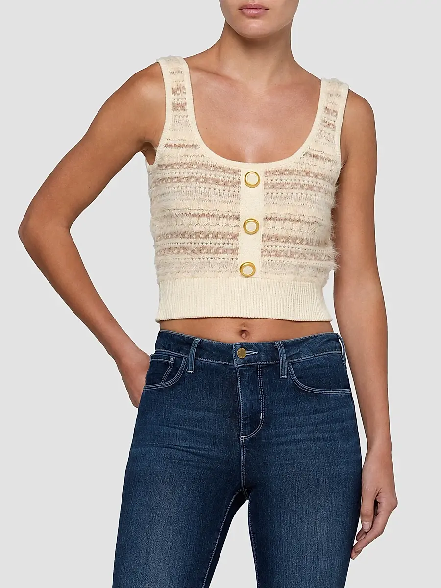L'Agence Women's Galene Knit Scoopneck Tank | Thumbnail 4 L'Agence Women's Galene Knit Scoopneck Tank | Thumbnail 4