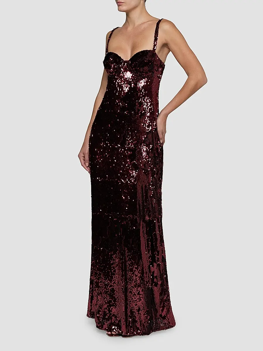 L'Agence Women's Sayla Sequin Gown | Thumbnail 2 L'Agence Women's Sayla Sequin Gown | Thumbnail 2