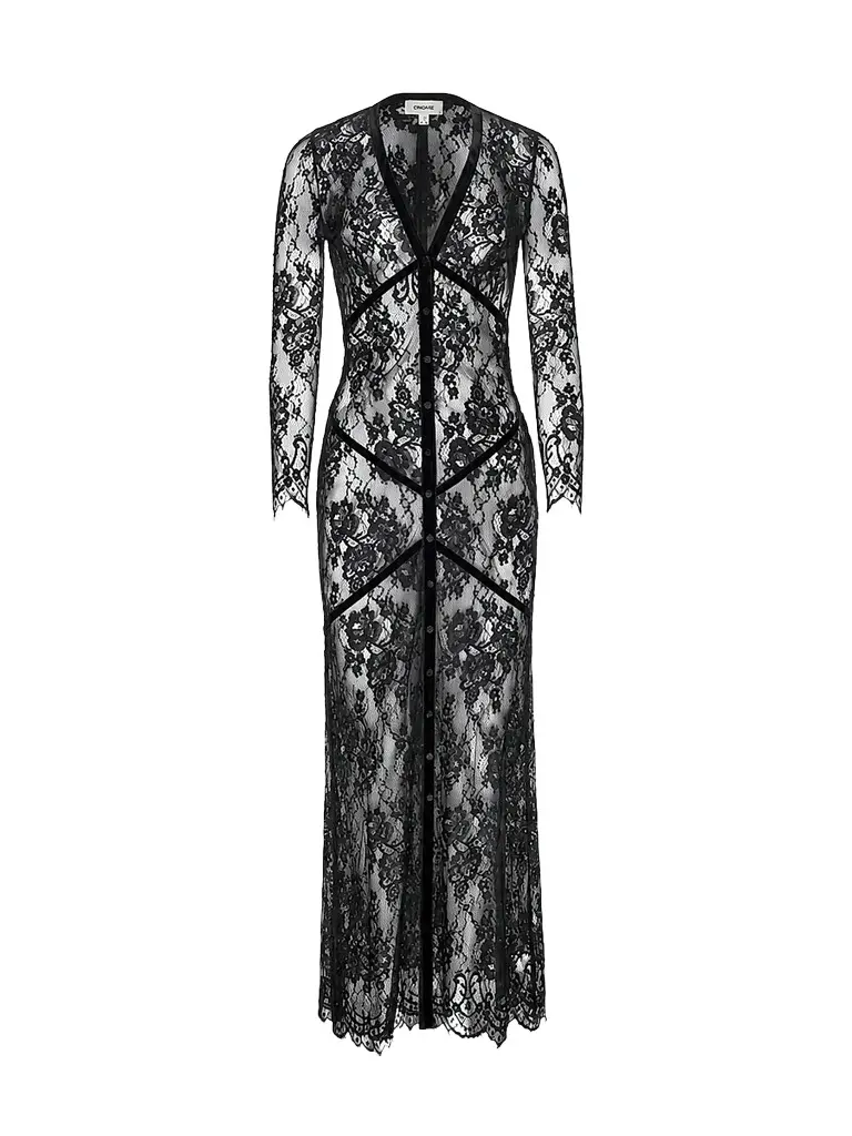 L'Agence Women's Poesy Lace Maxi Dress