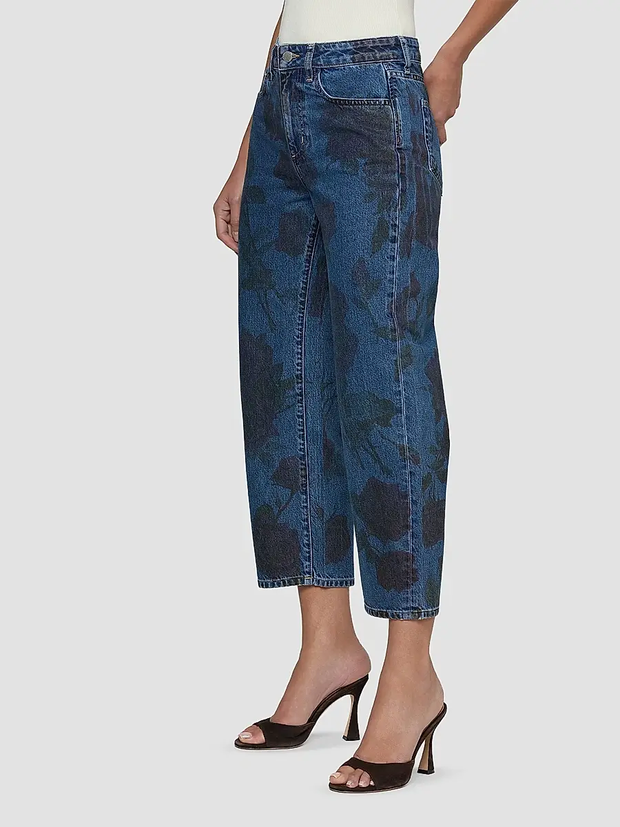 L'Agence Women's Mallis High-Rise Bow-Leg Crop Jeans | Thumbnail 5 L'Agence Women's Mallis High-Rise Bow-Leg Crop Jeans | Thumbnail 5