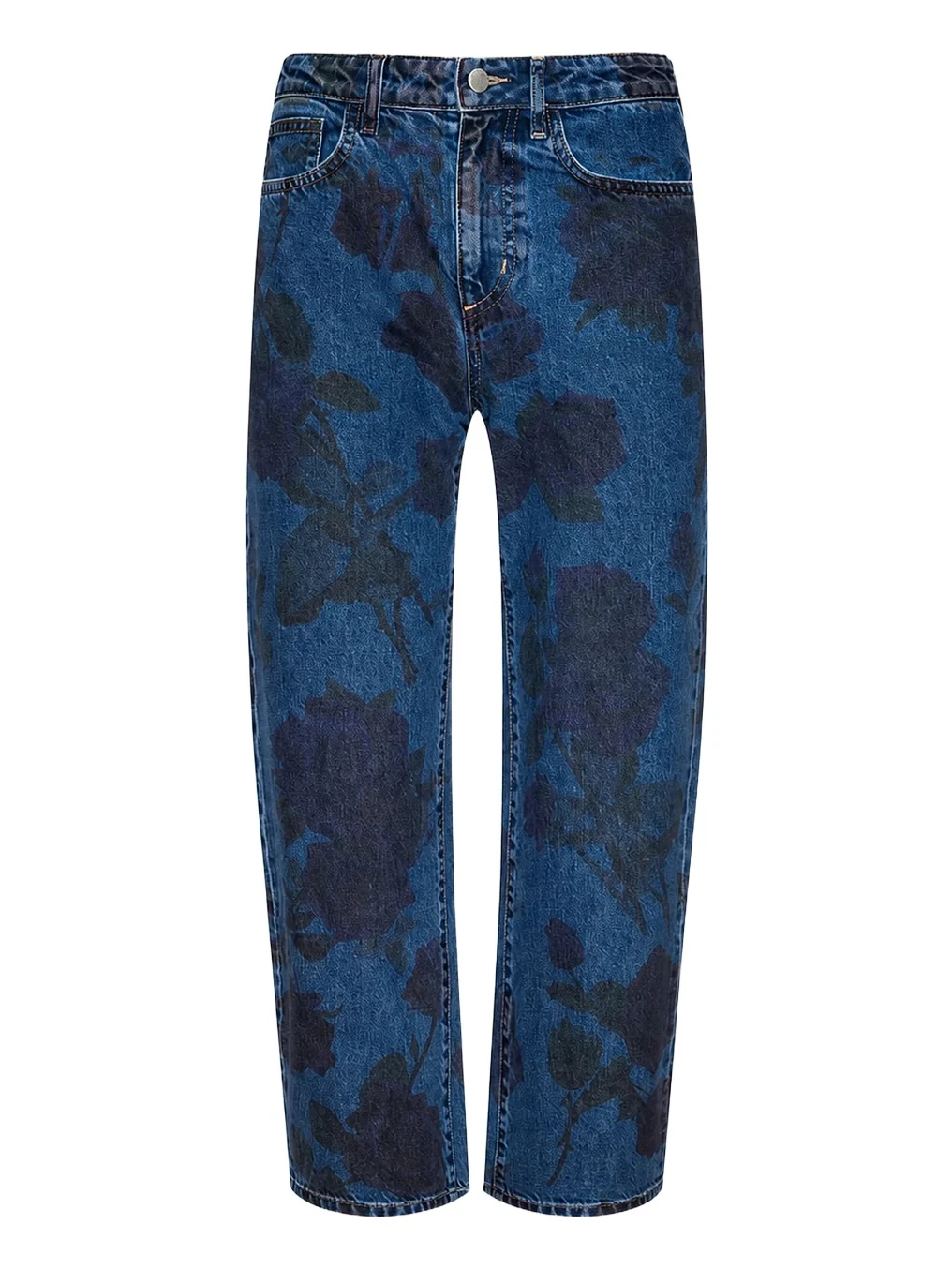 Women's Mallis High-Rise Bow-Leg Crop Jeans