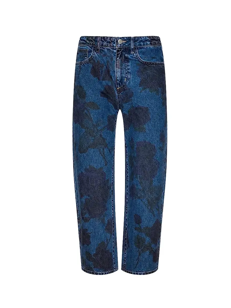 L'Agence Women's Mallis High-Rise Bow-Leg Crop Jeans