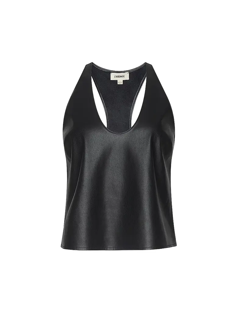 L'Agence Women's Tullia Racerback Scoop Neck Tank Top