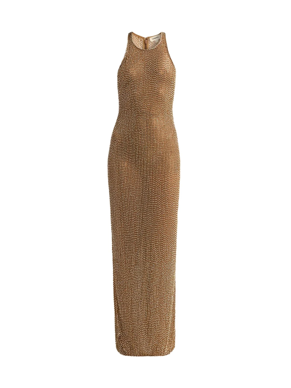 L'Agence Women's Paula Racerneck Bead Gown