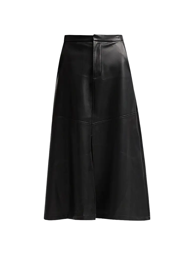 L'Agence Women's Robyn A-Line Midi Skirt