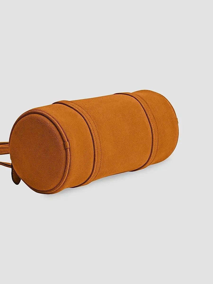 Coach Women's Kisslock Barrel Suede Shoulder Bag | Thumbnail 6 Coach Women's Kisslock Barrel Suede Shoulder Bag | Thumbnail 6