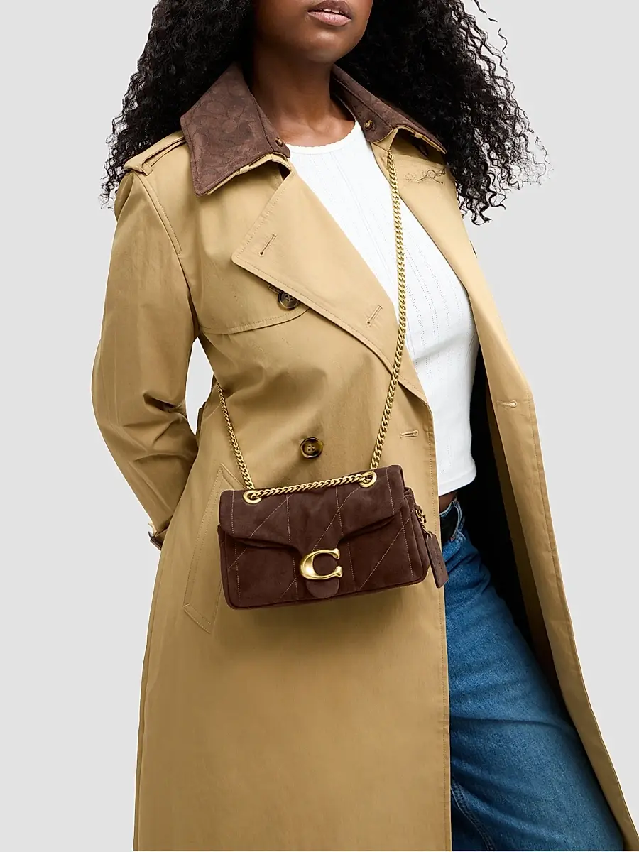 Coach Women's Tabby 20 Quilted Suede Shoulder Bag | Thumbnail 2 Coach Women's Tabby 20 Quilted Suede Shoulder Bag | Thumbnail 2