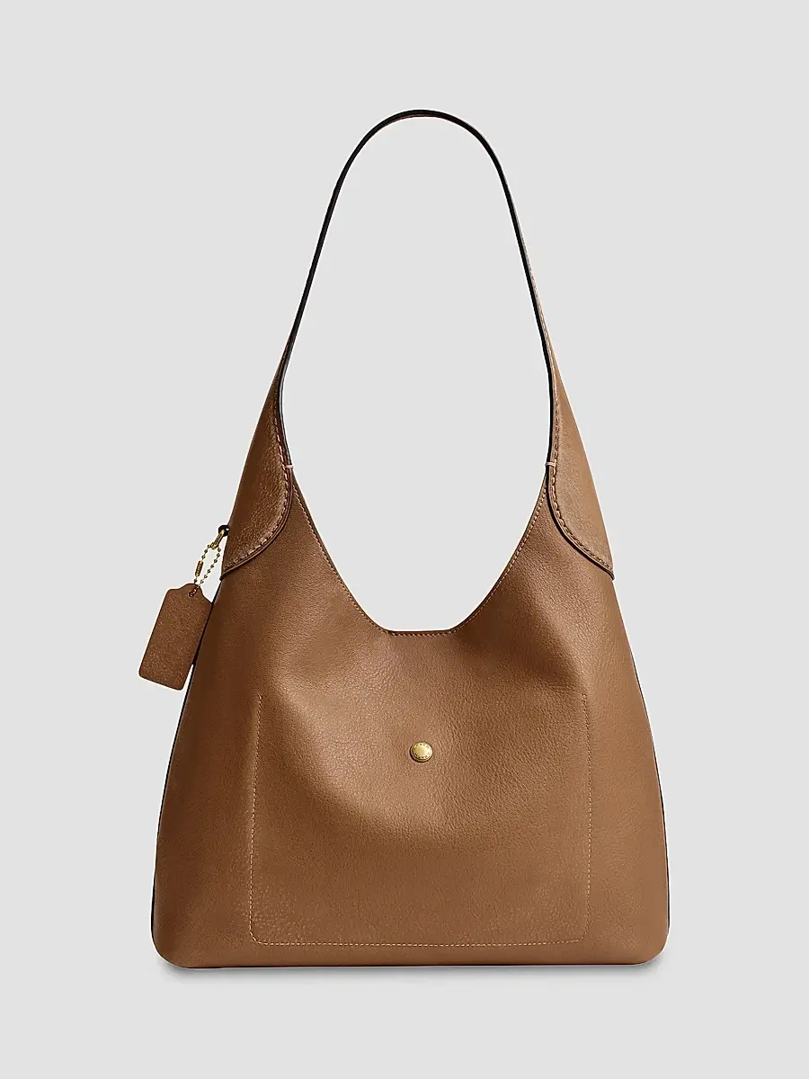 Coach Women's Brooklyn Leather Shoulder Bag | Thumbnail 2 Coach Women's Brooklyn Leather Shoulder Bag | Thumbnail 2