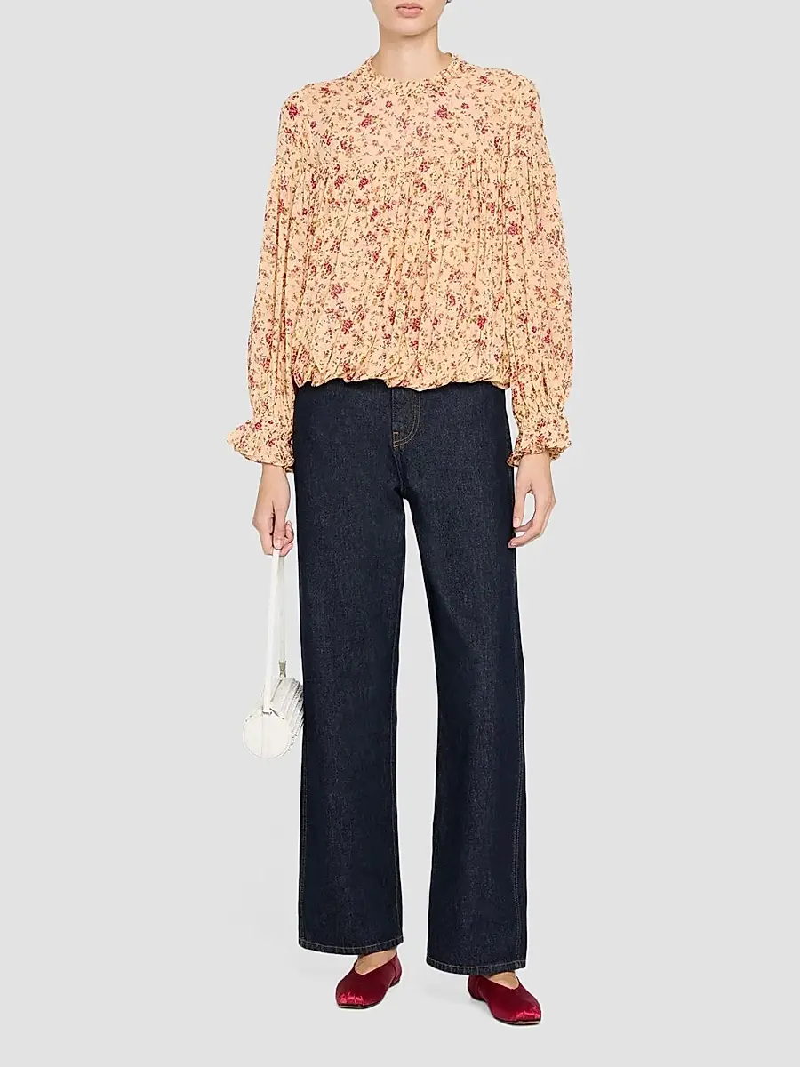 Ulla Johnson Women's Pearl Silk Blouse | Thumbnail 2 Ulla Johnson Women's Pearl Silk Blouse | Thumbnail 2