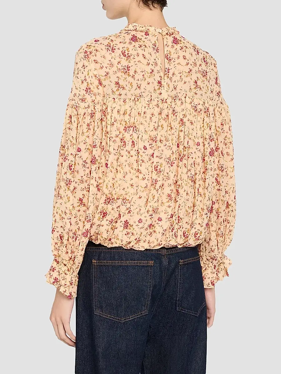 Ulla Johnson Women's Pearl Silk Blouse | Thumbnail 3 Ulla Johnson Women's Pearl Silk Blouse | Thumbnail 3