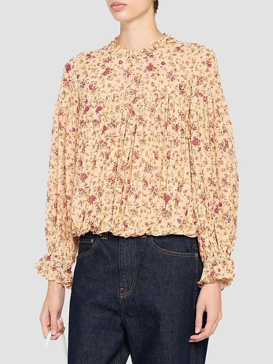 Ulla Johnson Women's Pearl Silk Blouse | Thumbnail 4 Ulla Johnson Women's Pearl Silk Blouse | Thumbnail 4