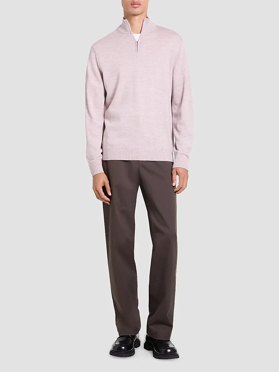Theory Men's Hilles Cashmere Quarter-Zip Sweater | Thumbnail 2 Theory Men's Hilles Cashmere Quarter-Zip Sweater | Thumbnail 2