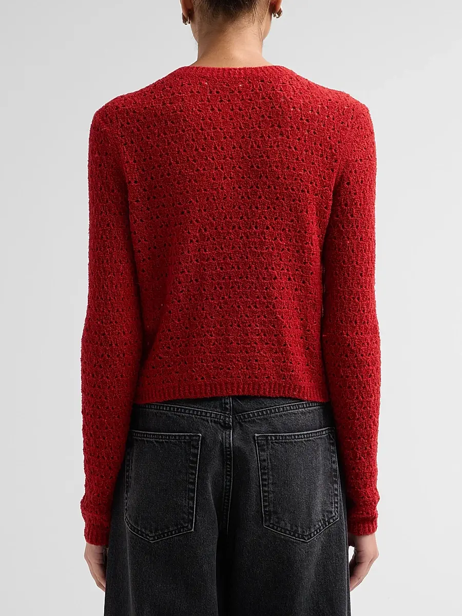 Frame Women's The Chenille Wool Cardigan | Thumbnail 3