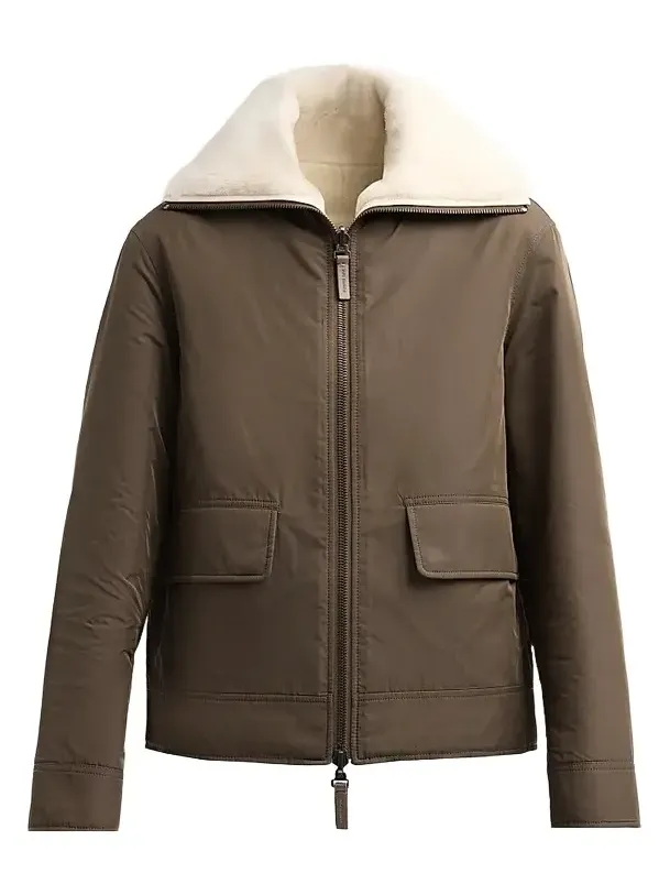 Women's Veste Shearling Jacket