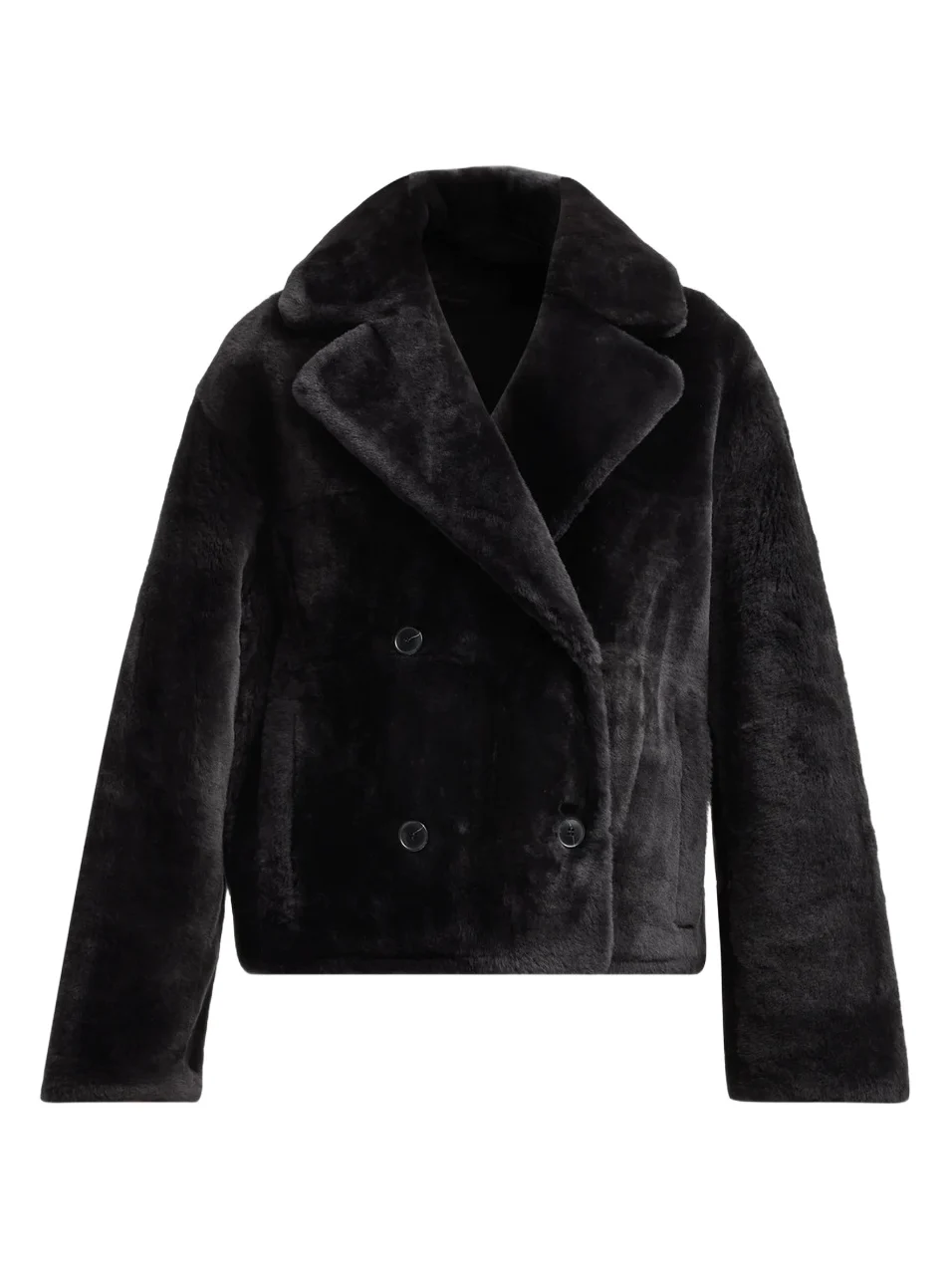 Yves Salomon Women's Shearling Double-Breasted Jacket