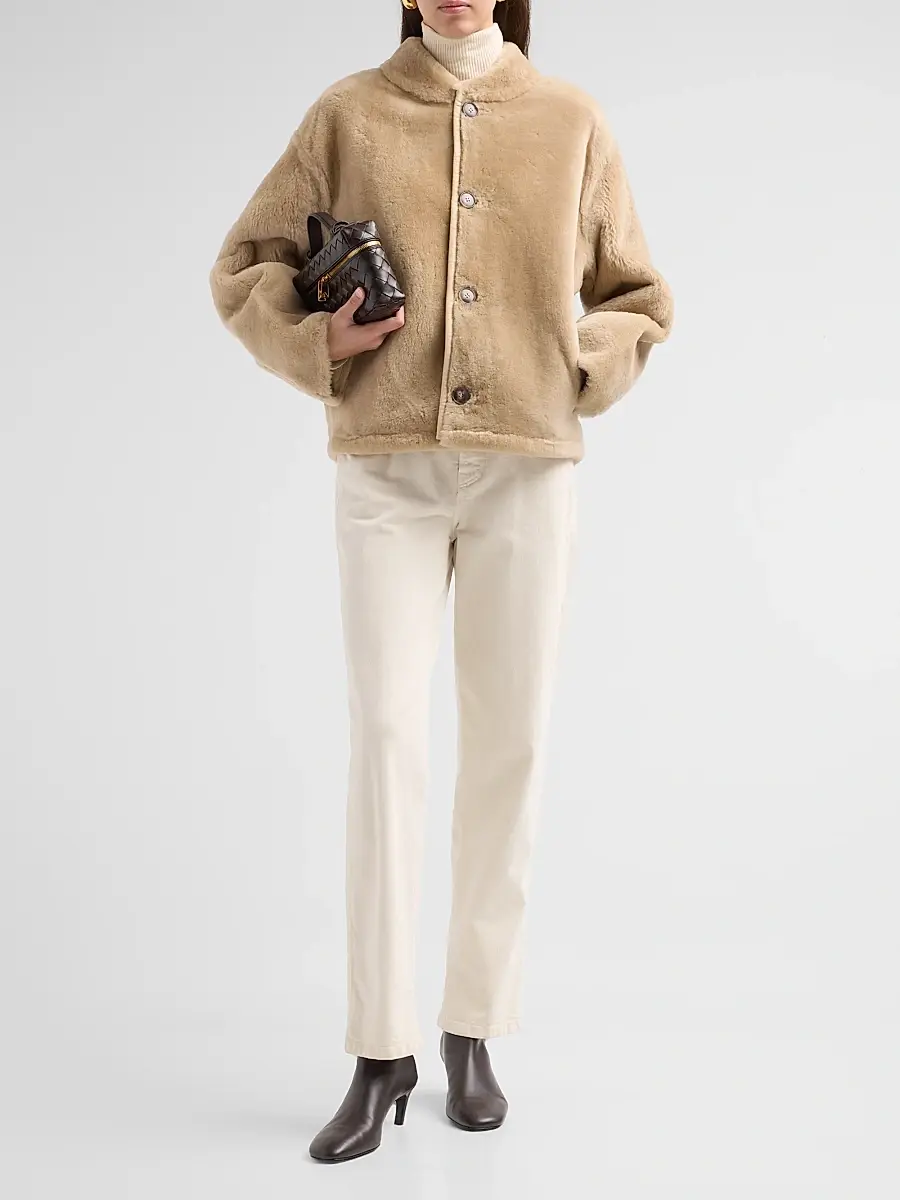Yves Salomon Women's Veste Reversible Jacket | Thumbnail 2