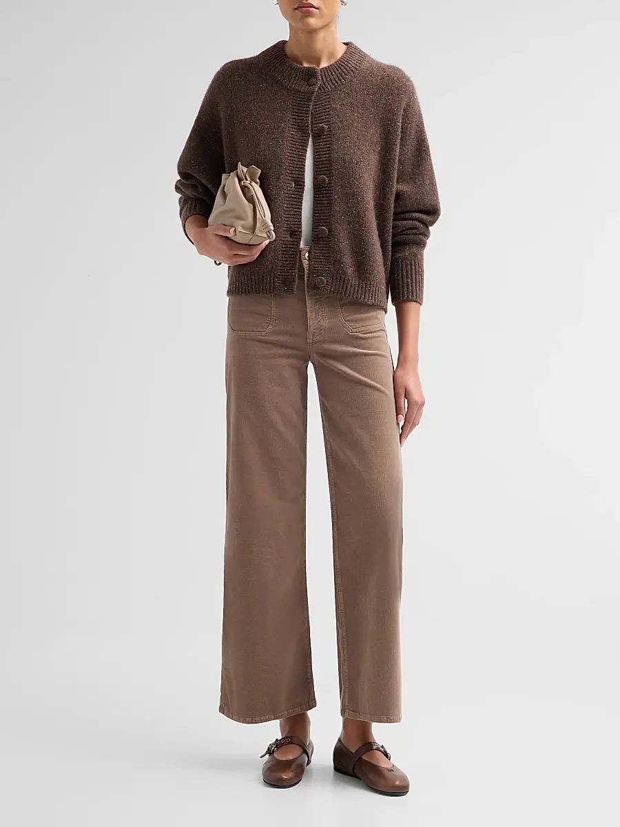 Frame Women's Le Slim Palazzo Modernist Pocket Corduroy Pants | Thumbnail 2 Frame Women's Le Slim Palazzo Modernist Pocket Corduroy Pants | Thumbnail 2