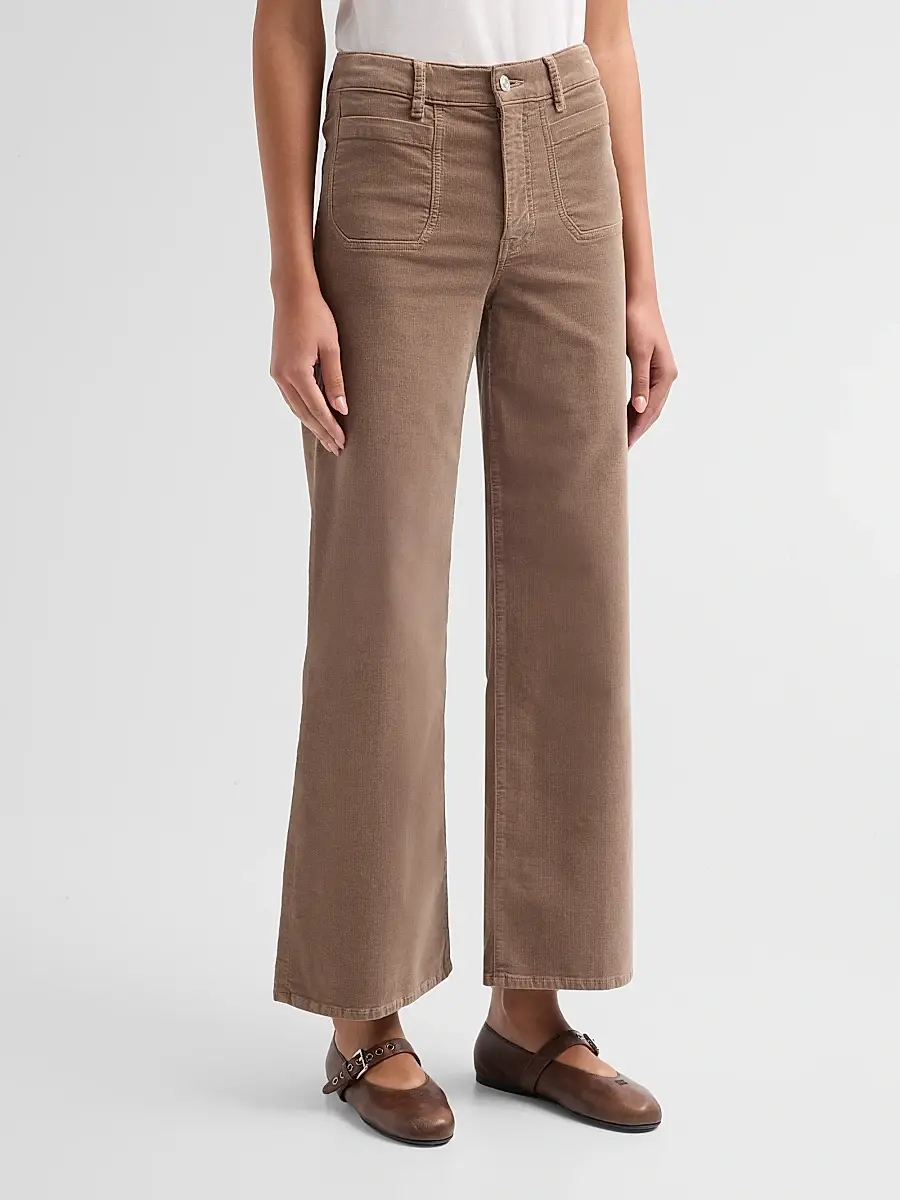Frame Women's Le Slim Palazzo Modernist Pocket Corduroy Pants | Thumbnail 4 Frame Women's Le Slim Palazzo Modernist Pocket Corduroy Pants | Thumbnail 4