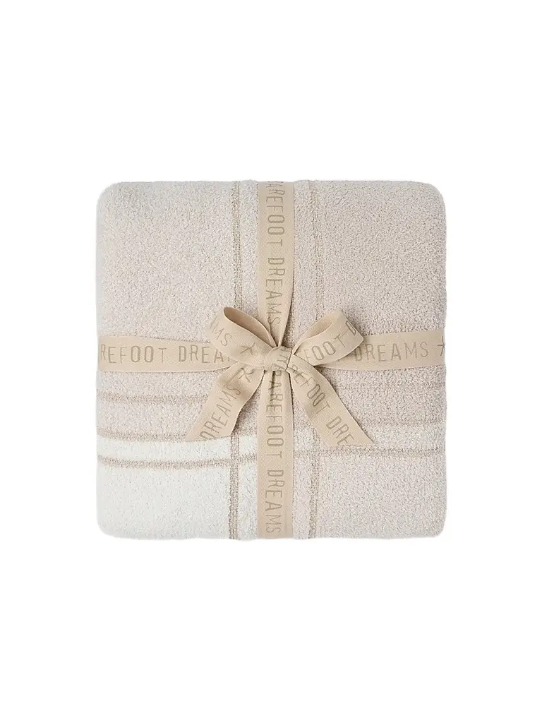 Barefoot Dreams CozyChic Buffalo Plaid Throw Blanket