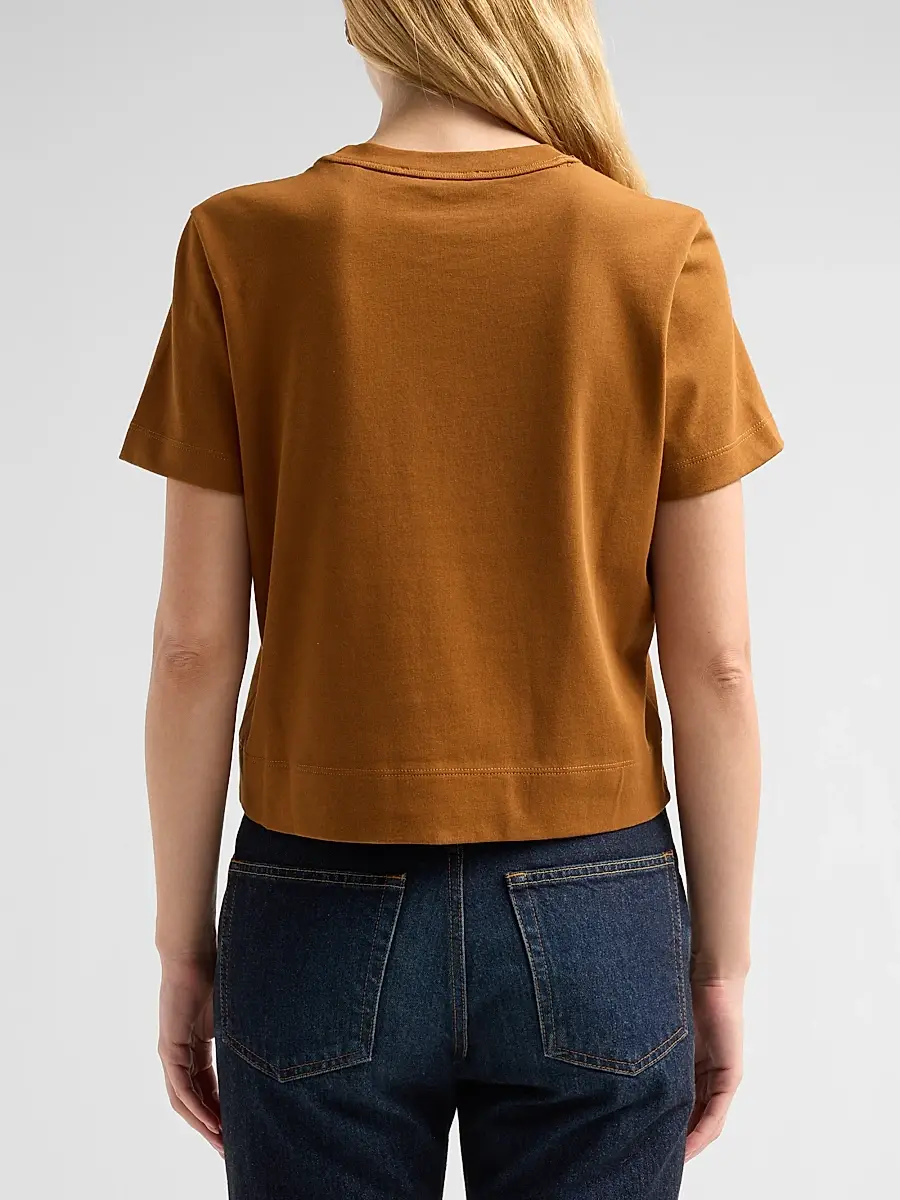 Frame Women's Crewneck Cotton Boxy T-Shirt | Thumbnail 3 Frame Women's Crewneck Cotton Boxy T-Shirt | Thumbnail 3