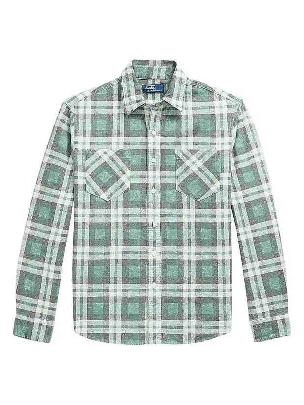 Men's Plaid Cotton Oxford Shirt