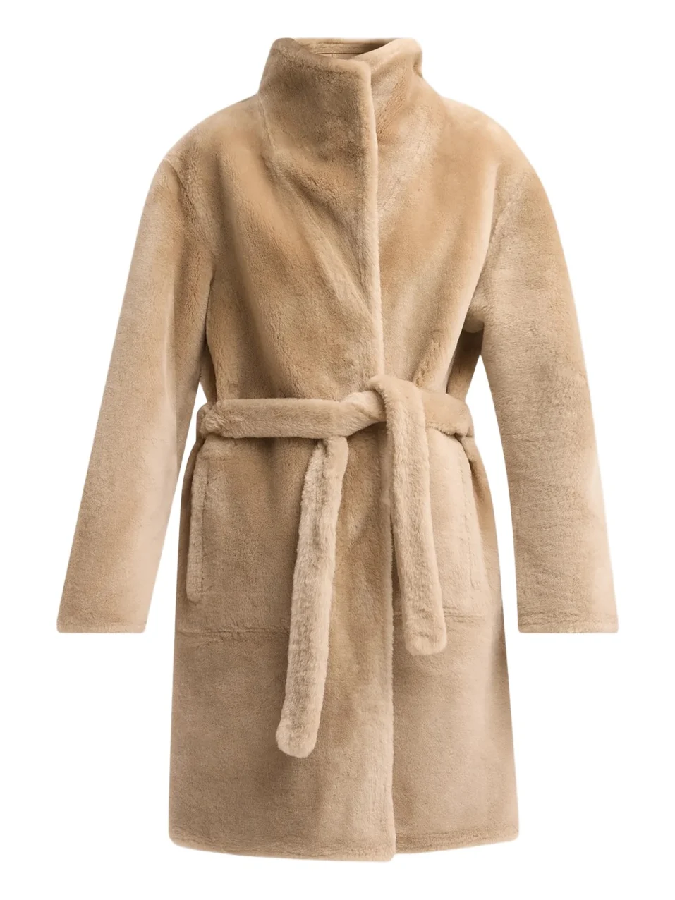 Yves Salomon Women's Shearling & Leather Reversible Coat