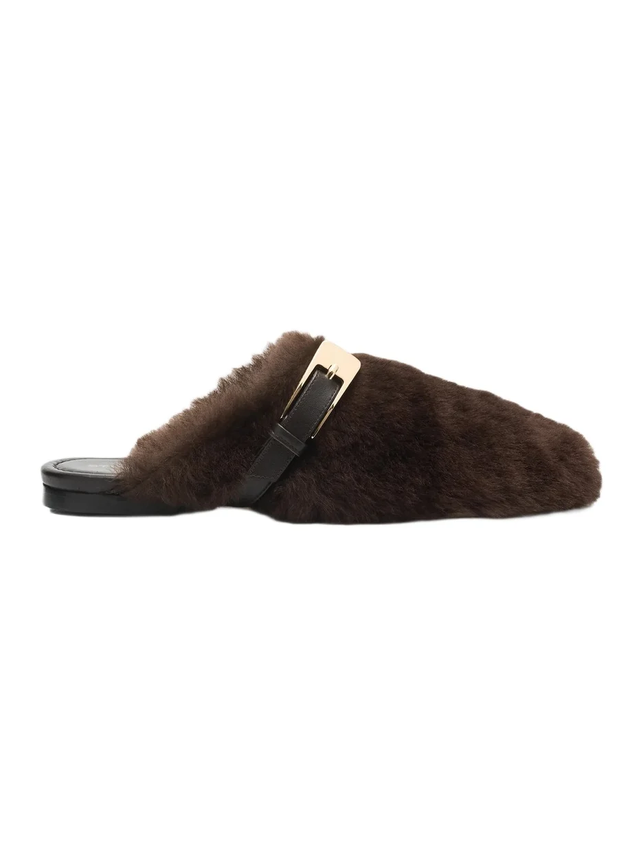 Women's Roxanne Shearling Mules Women's Roxanne Shearling Mules