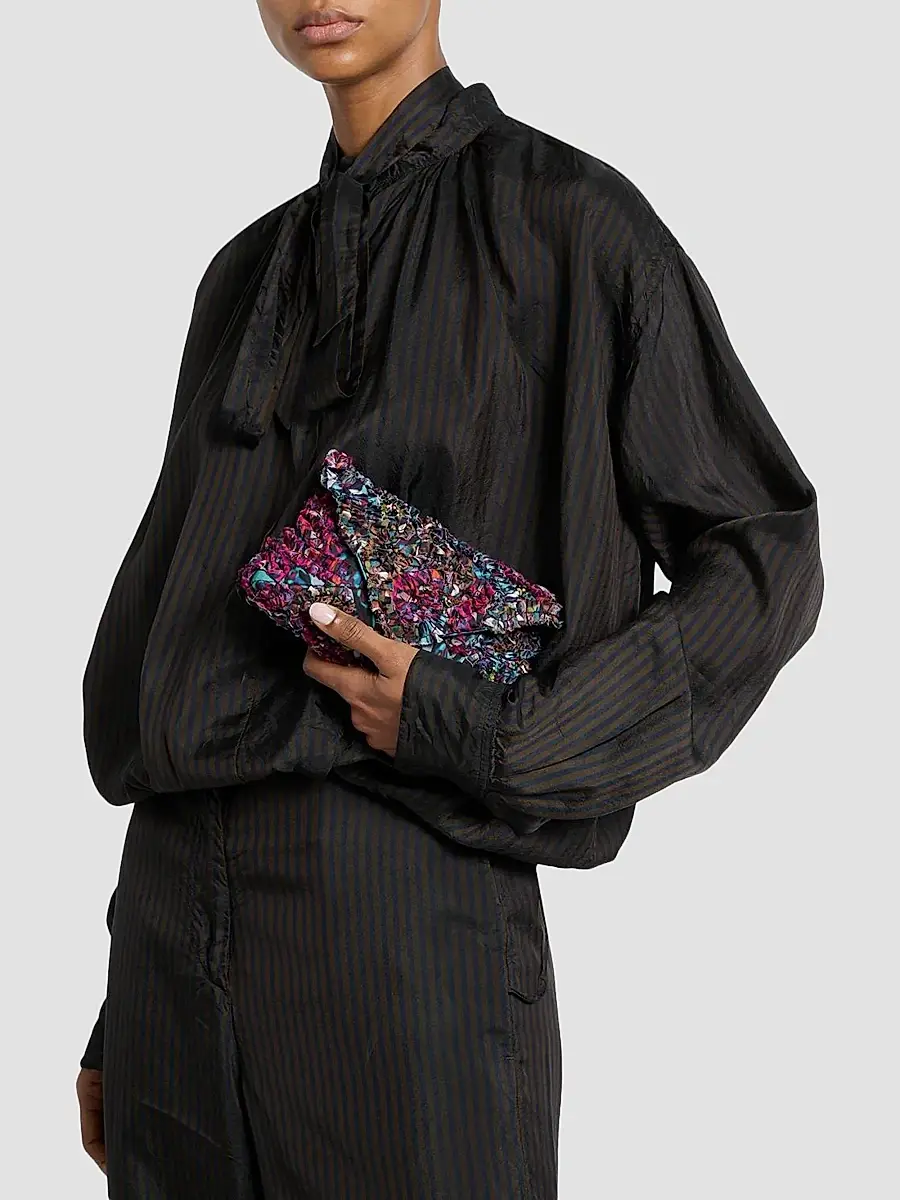 Dries Van Noten Women's Small Embellished Envelope Bag | Thumbnail 2 Dries Van Noten Women's Small Embellished Envelope Bag | Thumbnail 2
