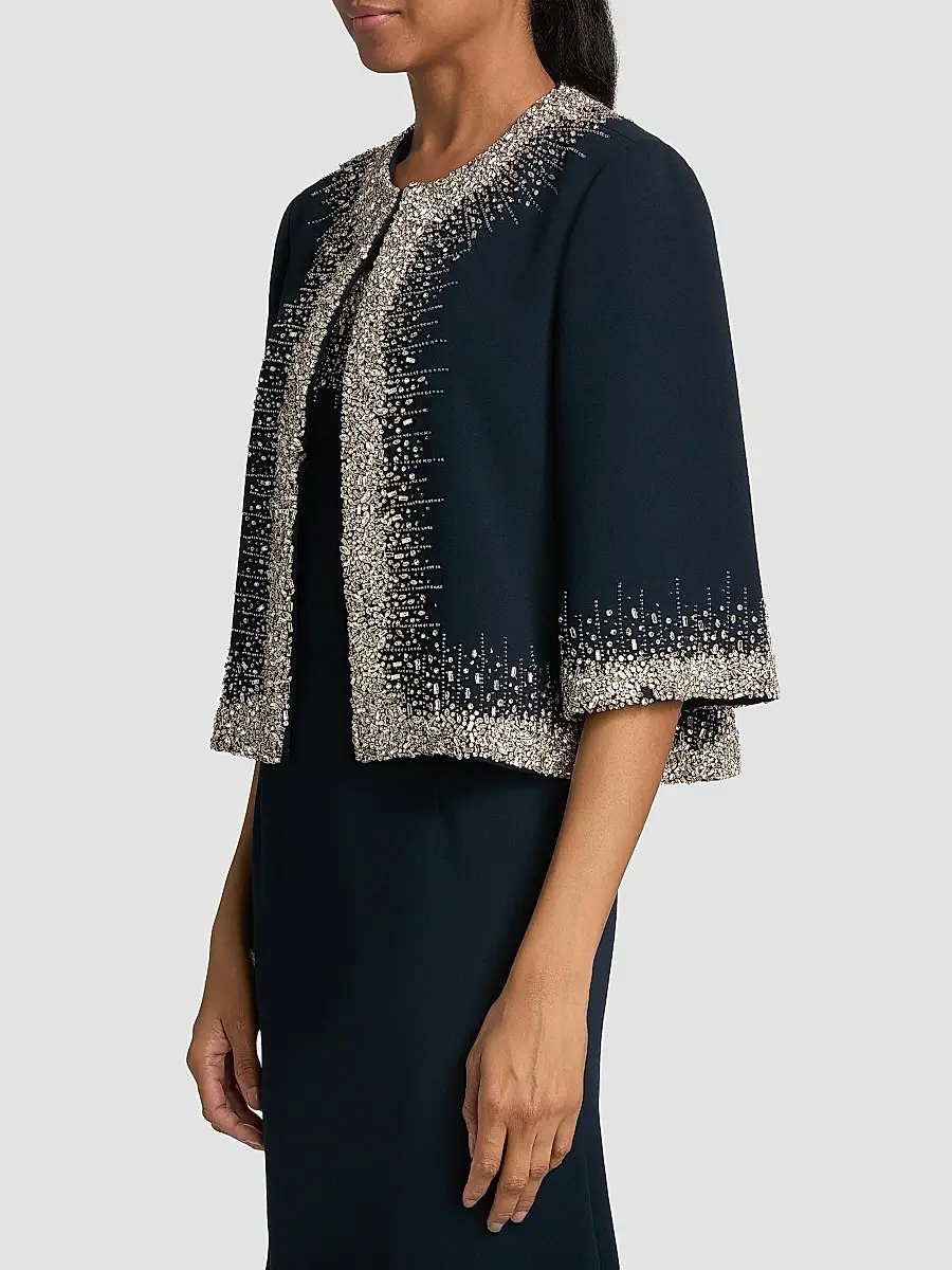 Naeem Khan Women's Crystal Embellished Jacket | Thumbnail 4