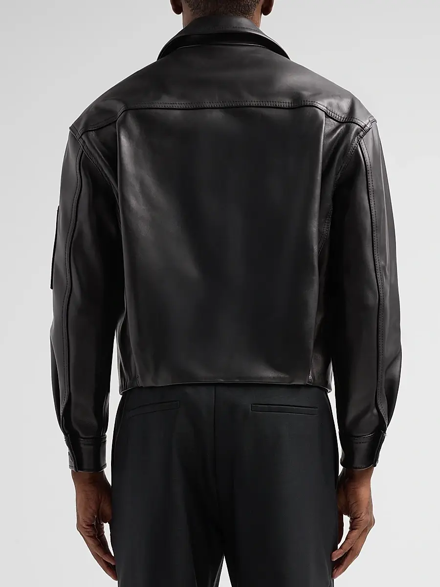 Public School Men Linden Leather Jacket | Thumbnail 3 Public School Men Linden Leather Jacket | Thumbnail 3