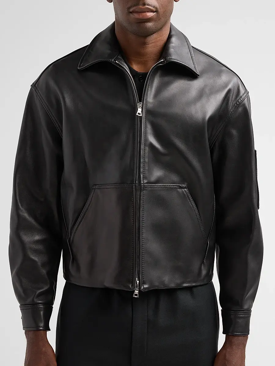 Public School Men Linden Leather Jacket | Thumbnail 5 Public School Men Linden Leather Jacket | Thumbnail 5