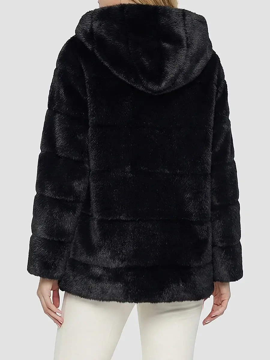 Lyla Grant Women's Mink Coat with Hood | Thumbnail 6 Lyla Grant Women's Mink Coat with Hood | Thumbnail 6