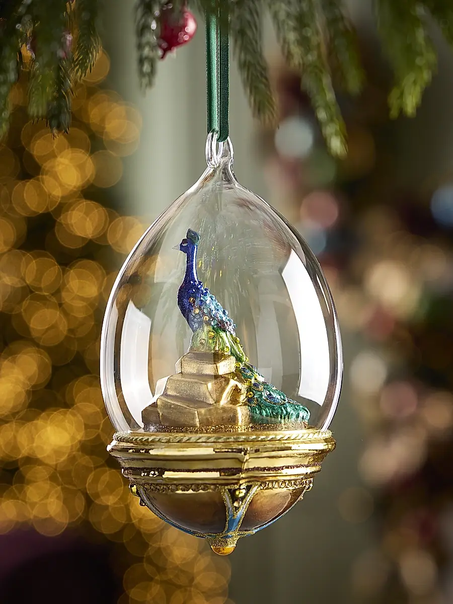 Komozja Glass Peacock Ornament | Thumbnail 3 Komozja Glass Peacock Ornament | Thumbnail 3