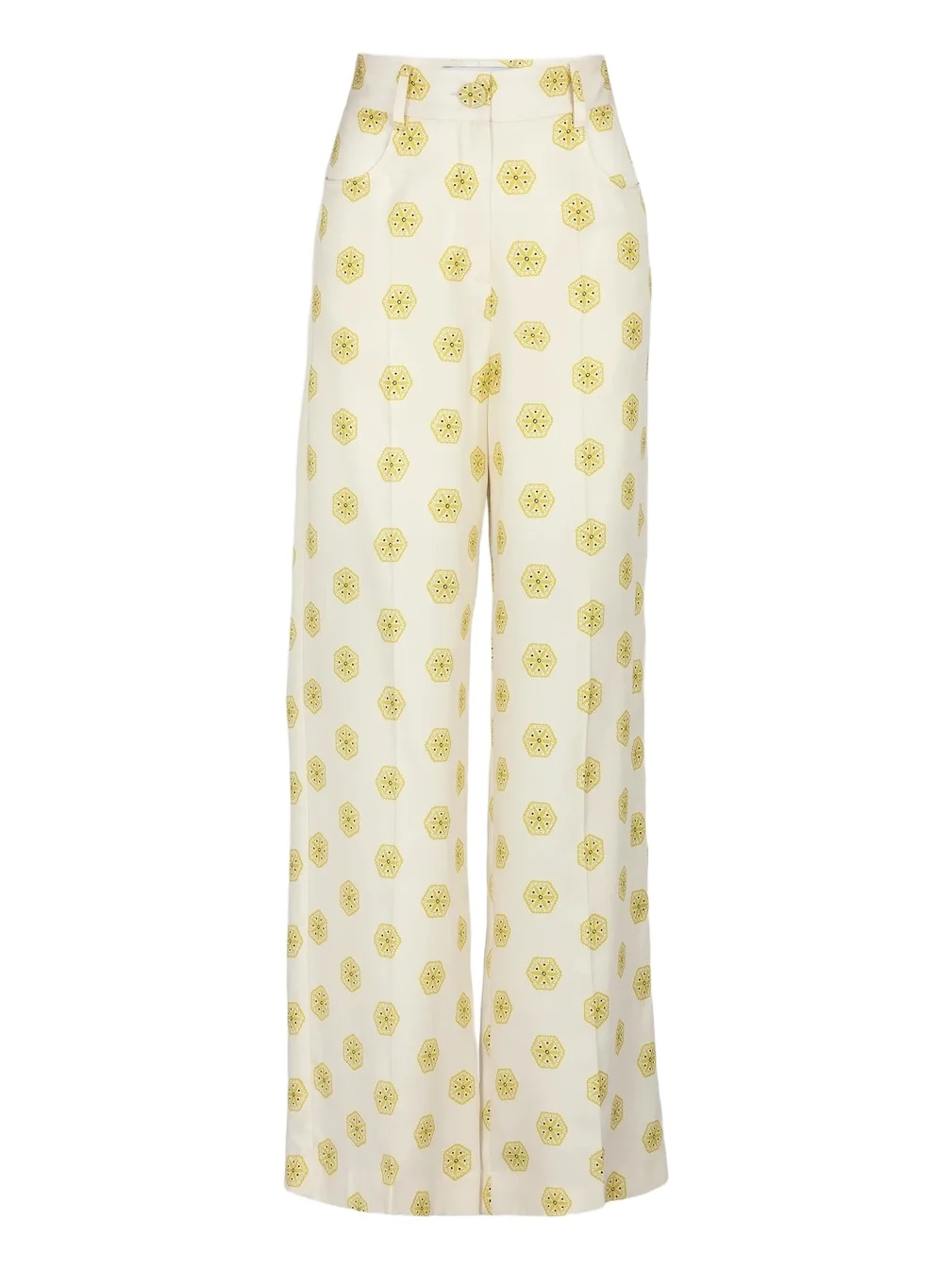 Silvia Tcherassi Women's Emine Printed Wide-Leg Pants