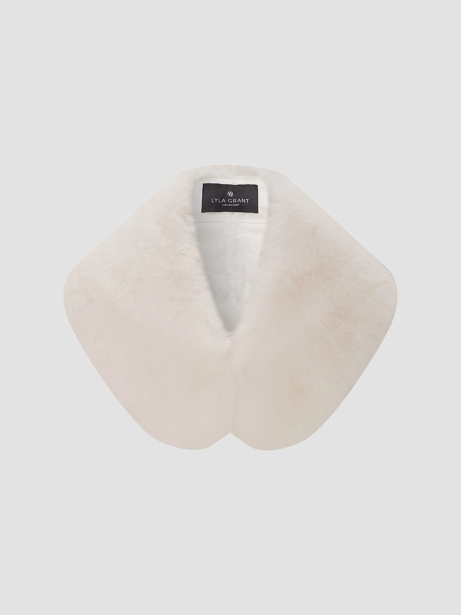 Lyla Grant Women's Faux Fur Fox Stole
