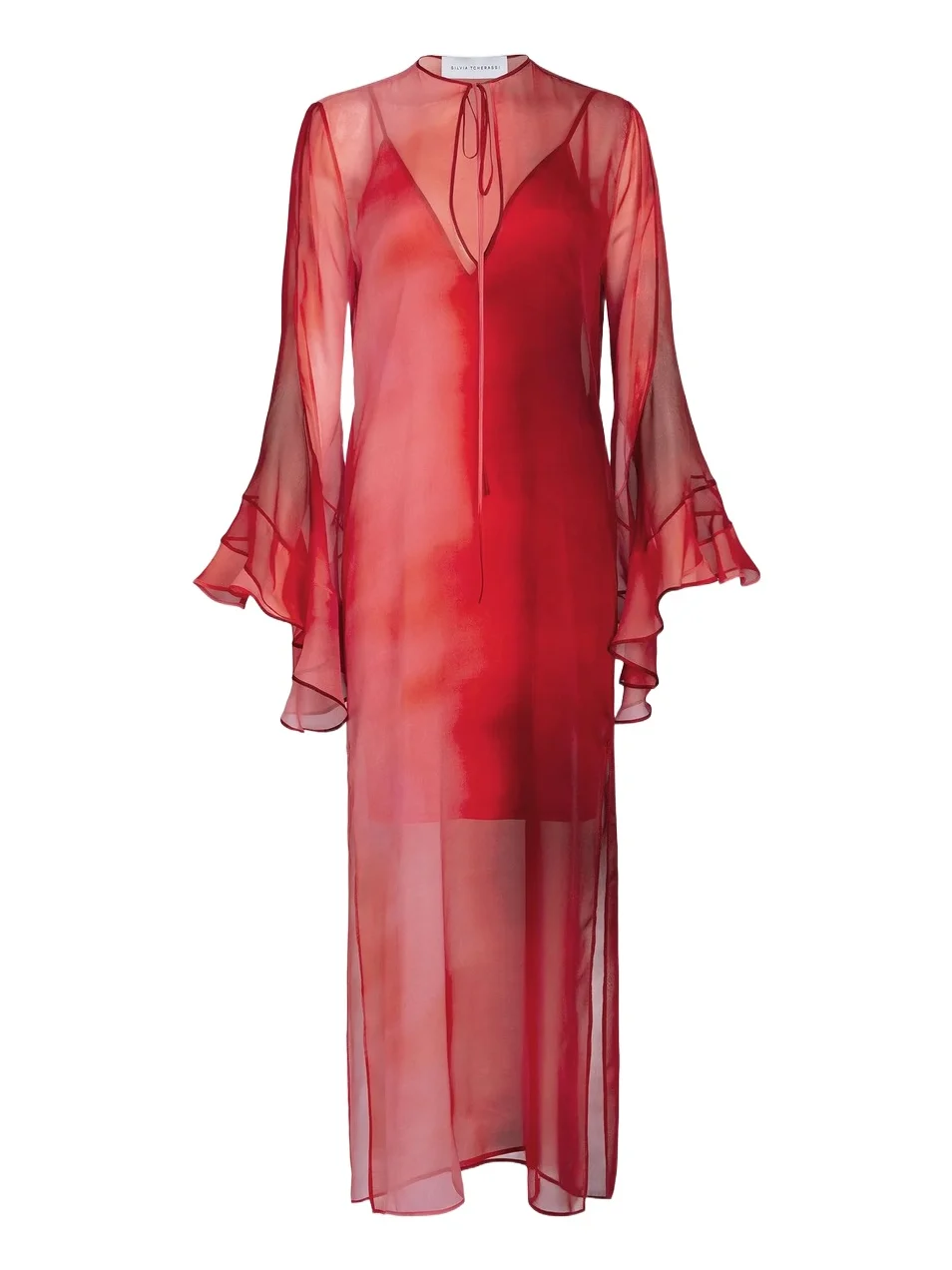 Silvia Tcherassi Women's Aries Chiffon Maxi Slipdress