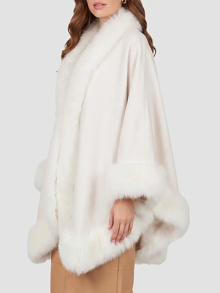 Gorski Women's Select Cashmere Cape | Thumbnail 4 Gorski Women's Select Cashmere Cape | Thumbnail 4