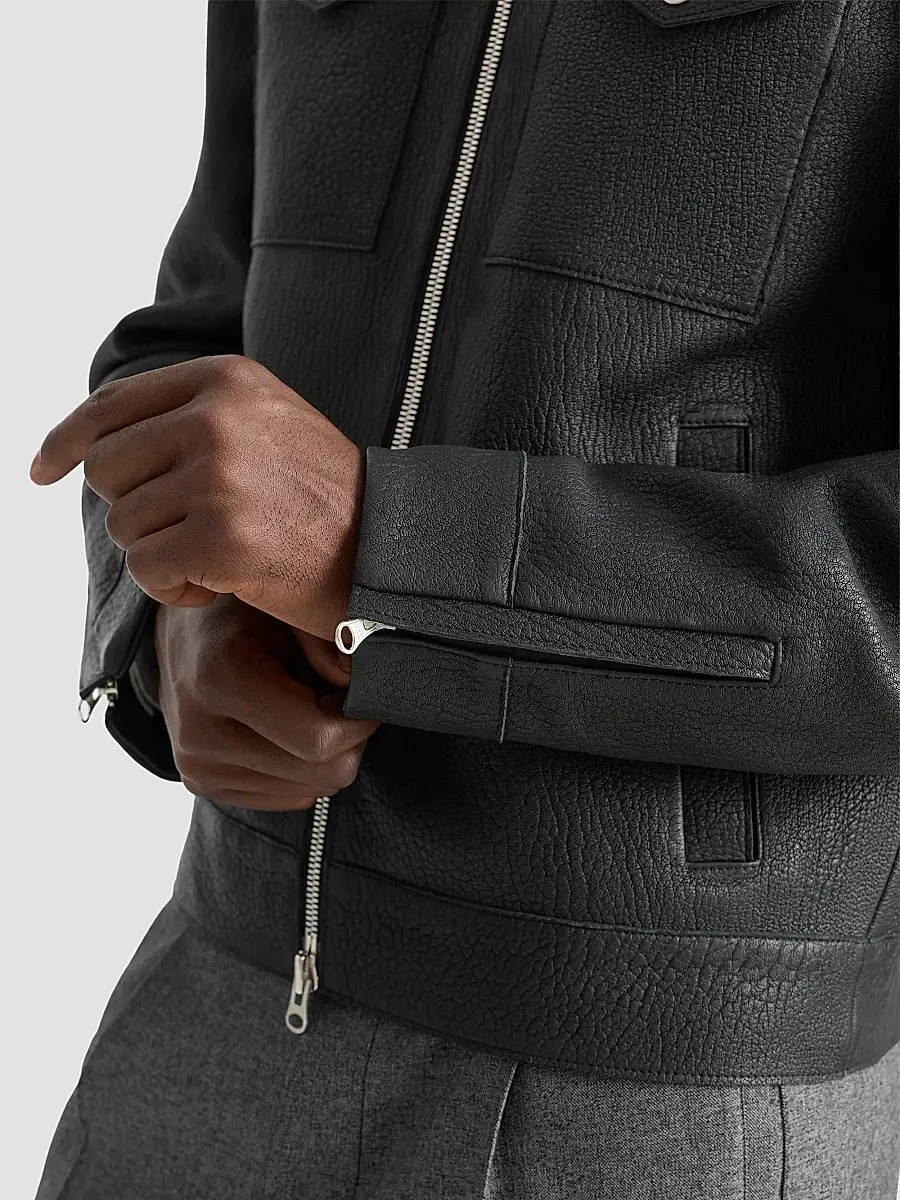 Mackage Men's Otto Pebbled Leather Jacket | Thumbnail 6