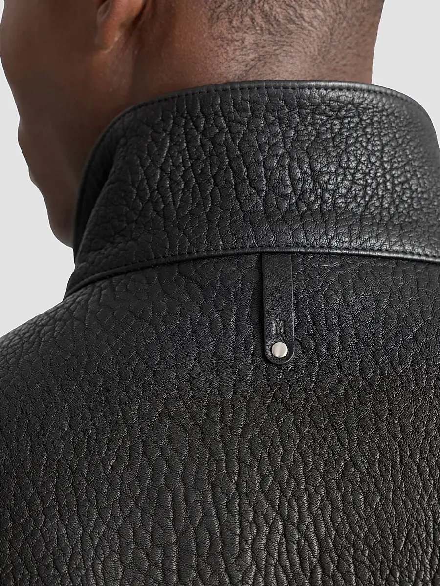Mackage Men's Otto Pebbled Leather Jacket | Thumbnail 7