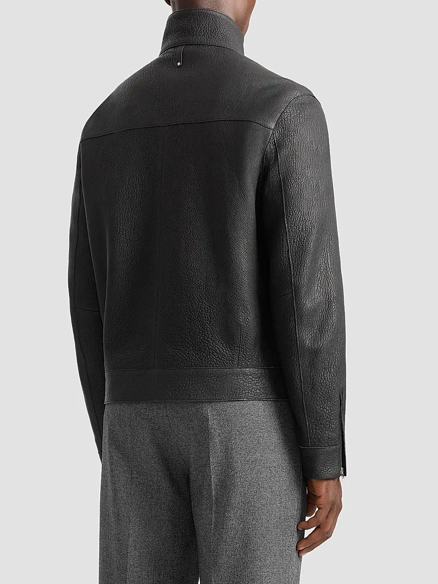 Mackage Men's Otto Pebbled Leather Jacket | Thumbnail 10