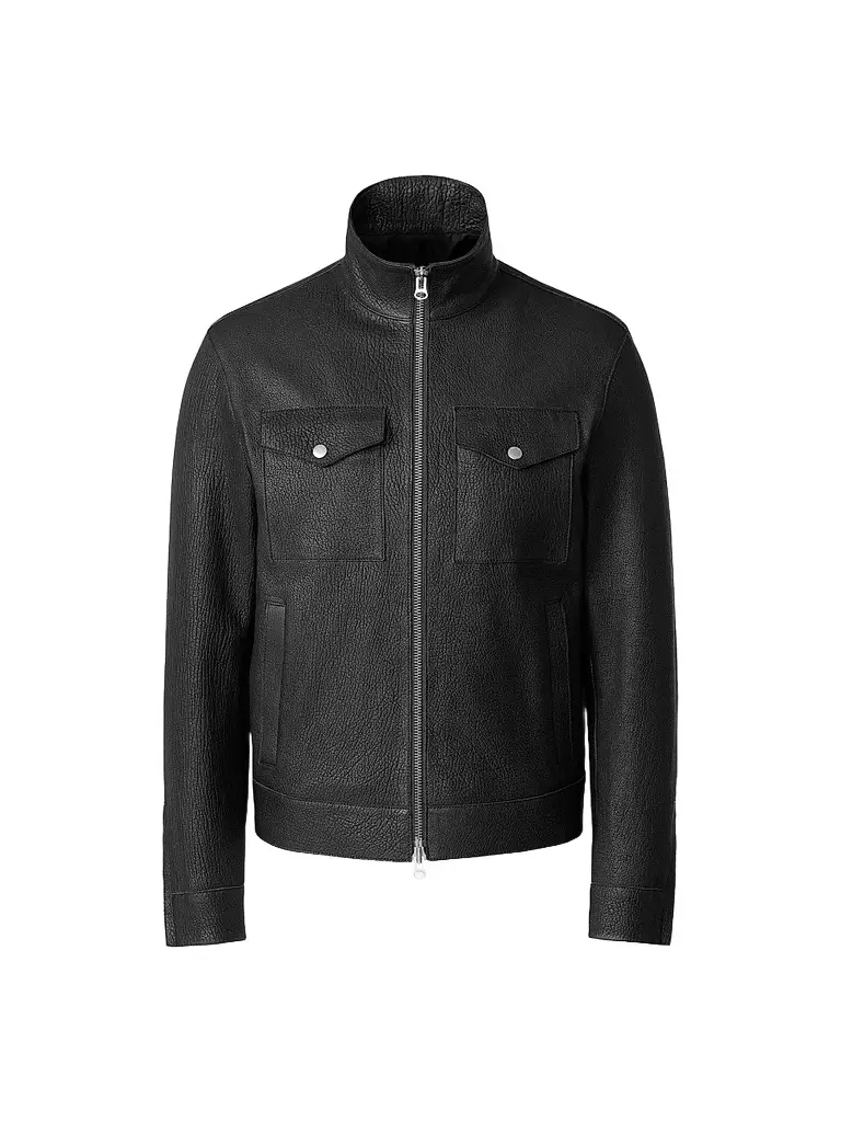 Mackage Men's Otto Pebbled Leather Jacket