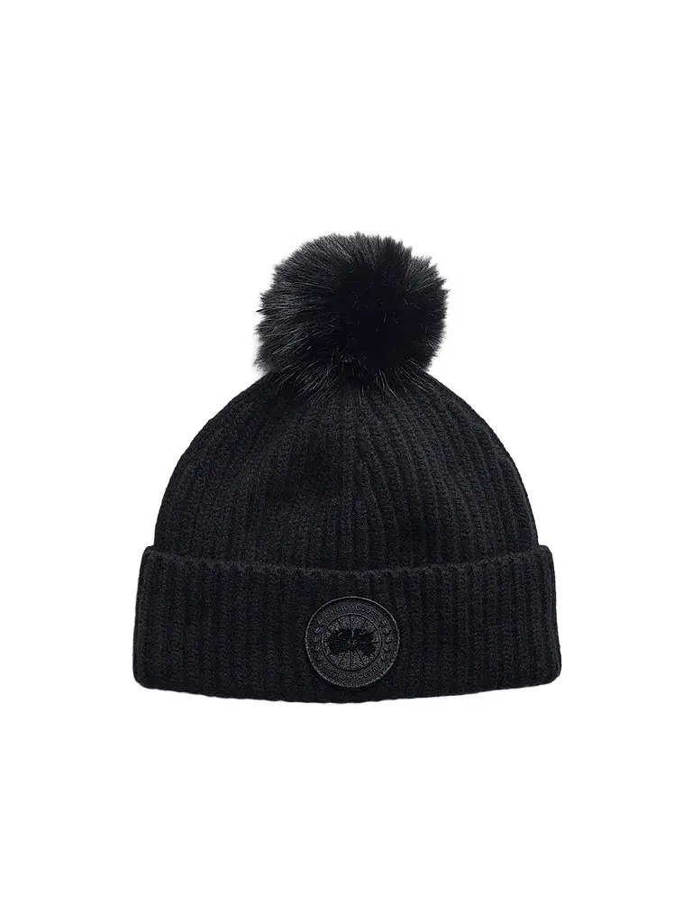 Women's Toque Pom-Pom Merino Wool-Cashmere Beanie Women's Toque Pom-Pom Merino Wool-Cashmere Beanie