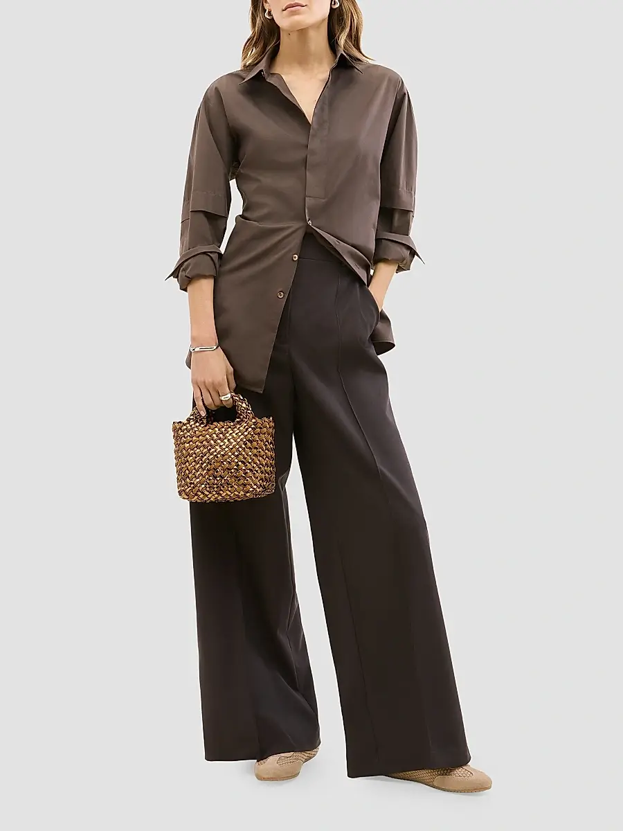 Naghedi Women's St. Barths Petit Double Weave Top Handle Bag | Thumbnail 2