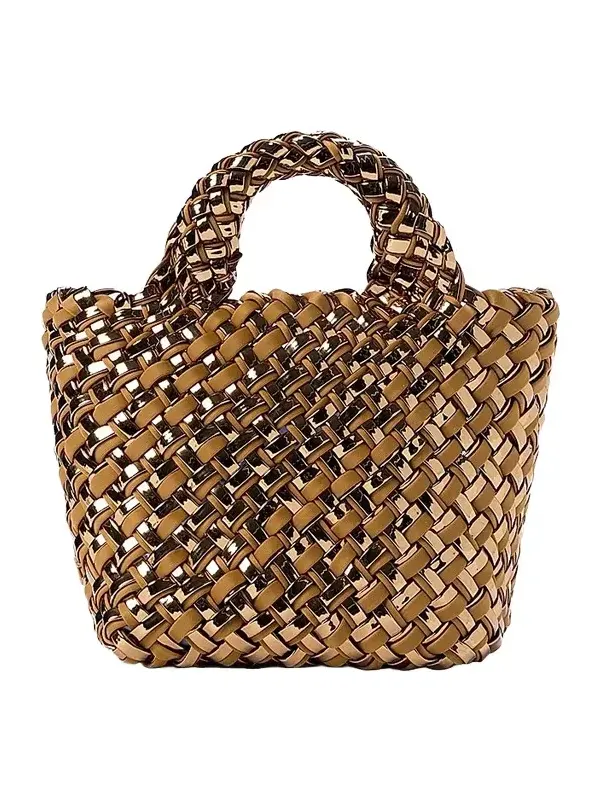 Women's St. Barths Petit Double Weave Top Handle Bag