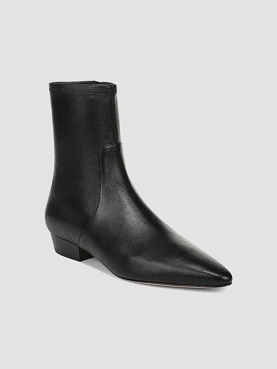 Veronica Beard Women's Glinda 25MM Leather Boots | Thumbnail 2 Veronica Beard Women's Glinda 25MM Leather Boots | Thumbnail 2