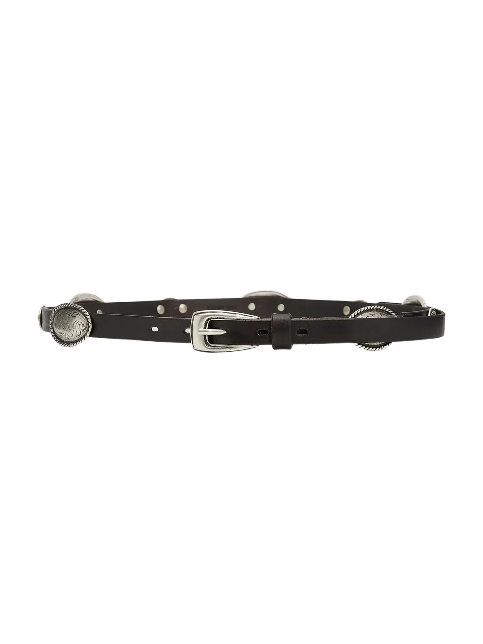 Johnny Was Women's Leggera Italian Leather Conch Belt