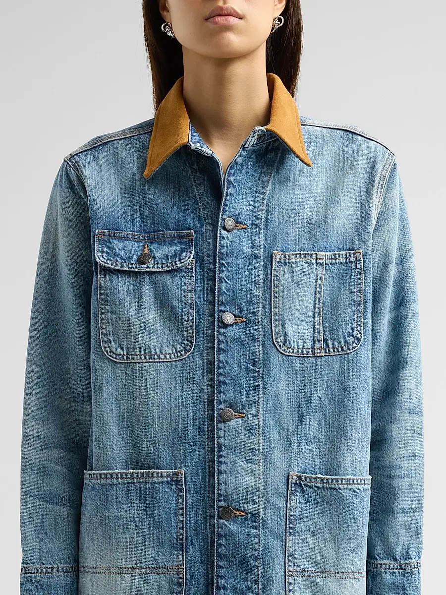 Johnny Was Women's California Sunrise Denim Jacket | Thumbnail 5 Johnny Was Women's California Sunrise Denim Jacket | Thumbnail 5